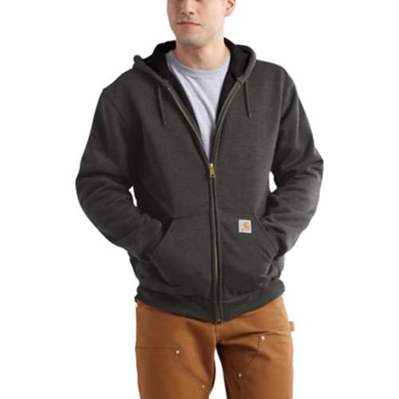 CARHARTT RAIN DEFENDER THERMAL-LINED HOODED ZIP-FRONT SWEATSHIRT | West  Bend Woolen Mills - Wool Work Wear u0026 Outdoor Clothing