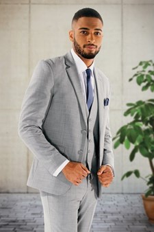 DuBois David Major Stretch | Light Gray Suit