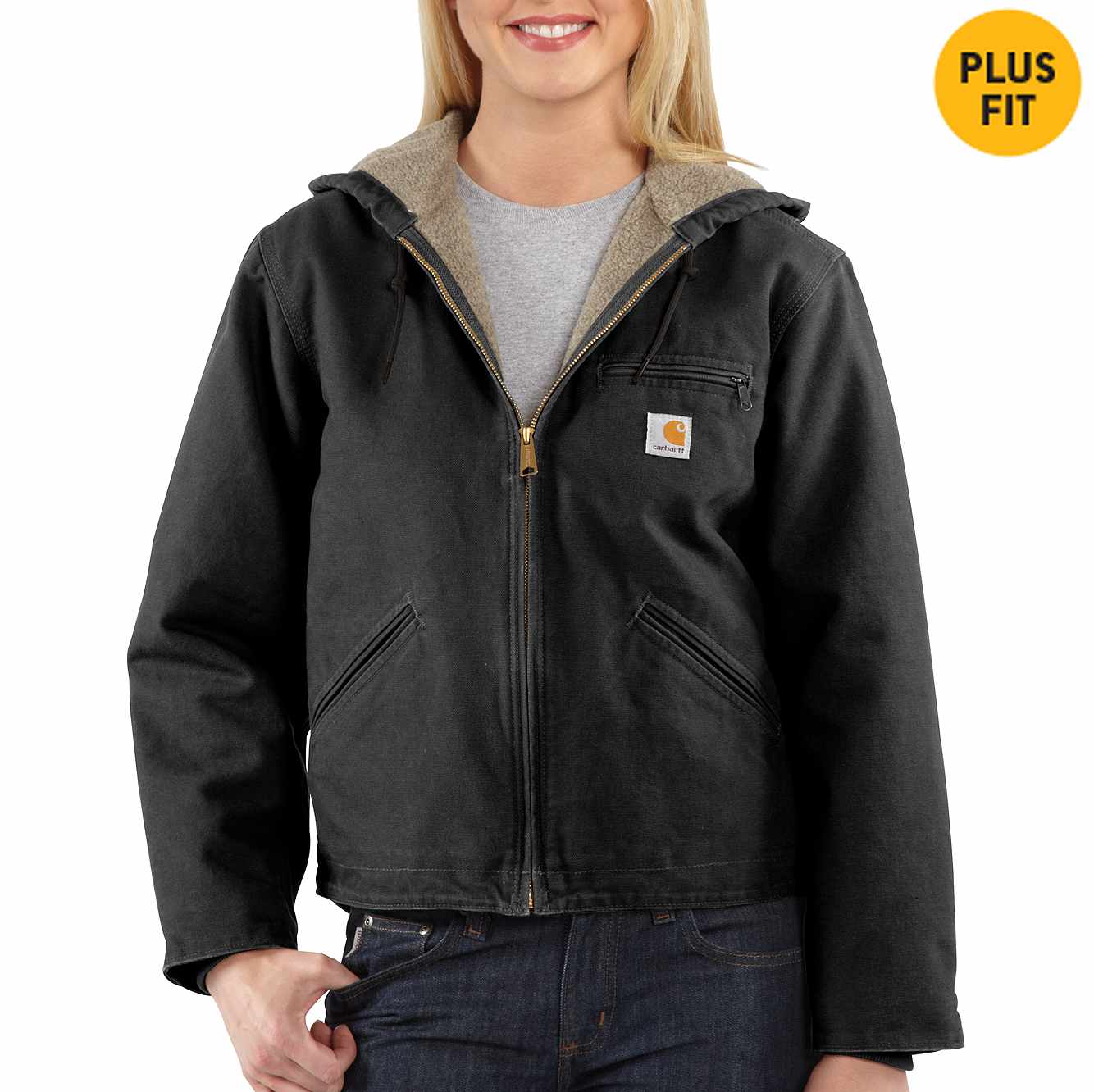 women's carhartt hooded jacket
